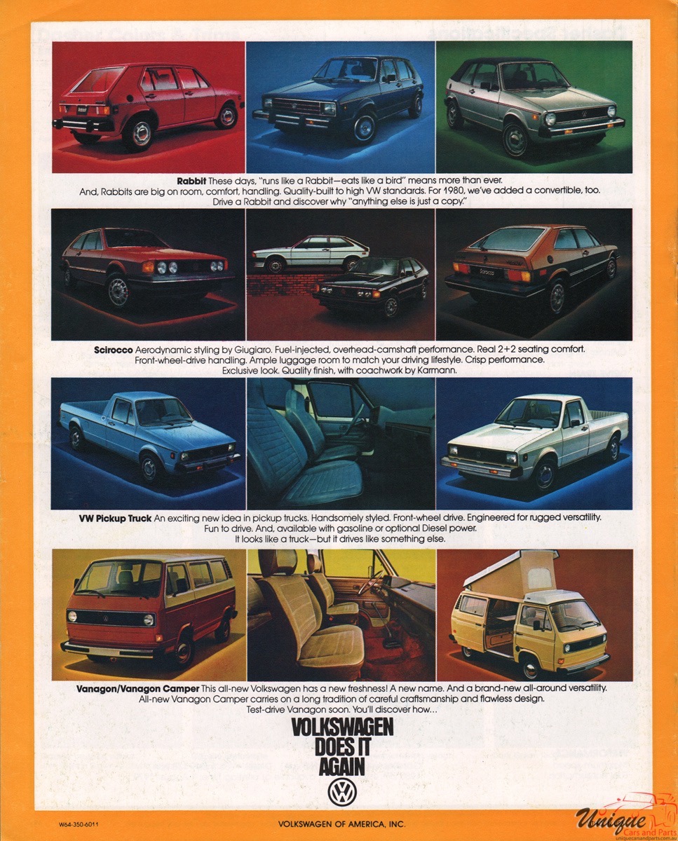 1980 VW Dasher Brochure Page 10